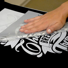 pelage du flex soft argent sur tshirt noir