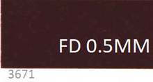 Floc marron foncé