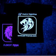 Flex phosphorescent lampe UV noire 