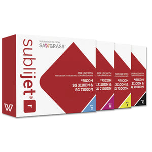 SUBLIJET-R: Sublimatiecartridges voor RICOH SG3110dn-printer