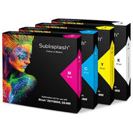 SUBLISPLASH A3 : PACK 4 Cartouches (70/77ml) Sublimation