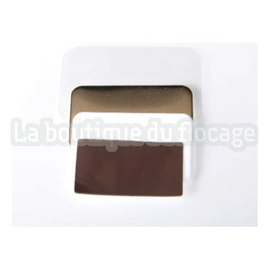 BADGES VIERGES RECTANGLES 37*58MM