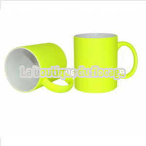 6 Mugs Fluorescents Sublimation (dia 9cm 11oz)