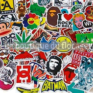 Stickers, imprimés multicouleurs